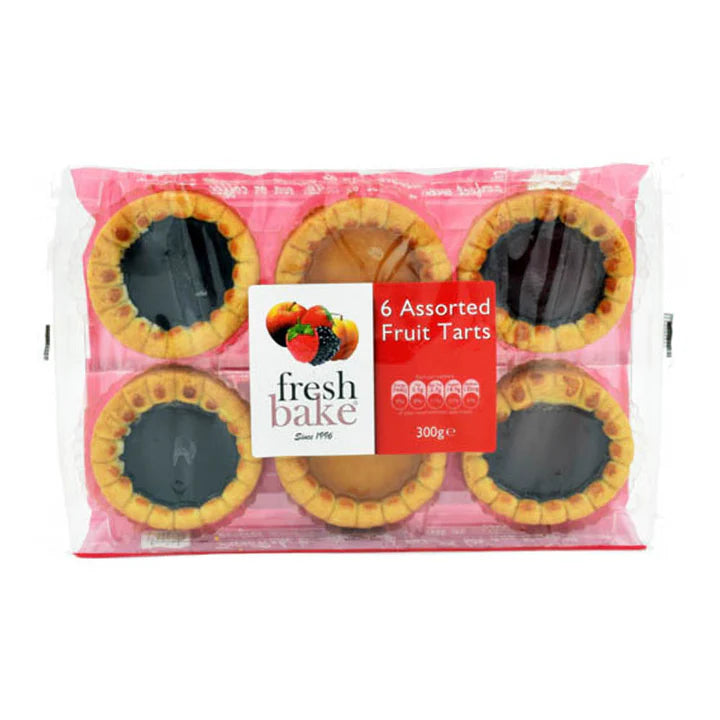 Fresh Bake Assorted Fruits Tarts 250g (Pack of 3)