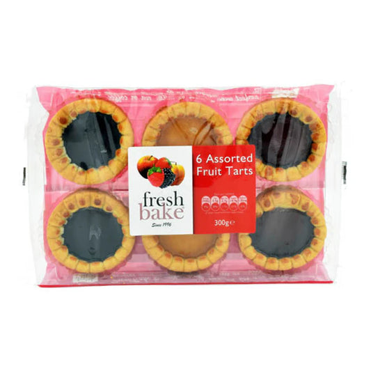 Fresh Bake Assorted Fruits Tarts 250g (Pack of 3)